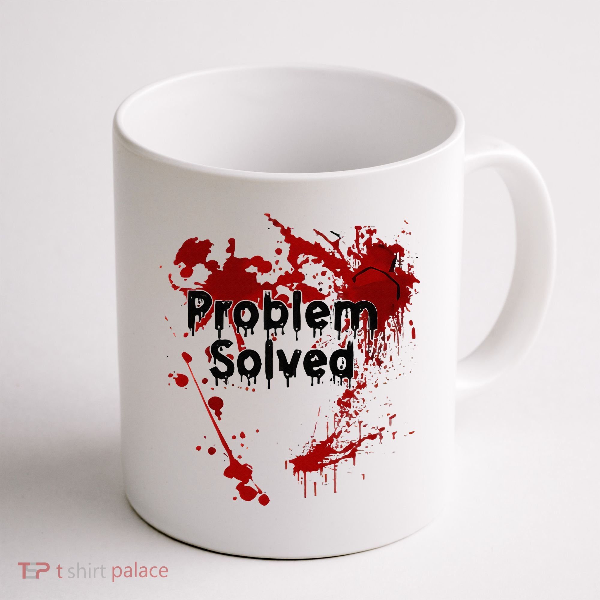 Bloody Problem Solved Halloween Coffee Mug