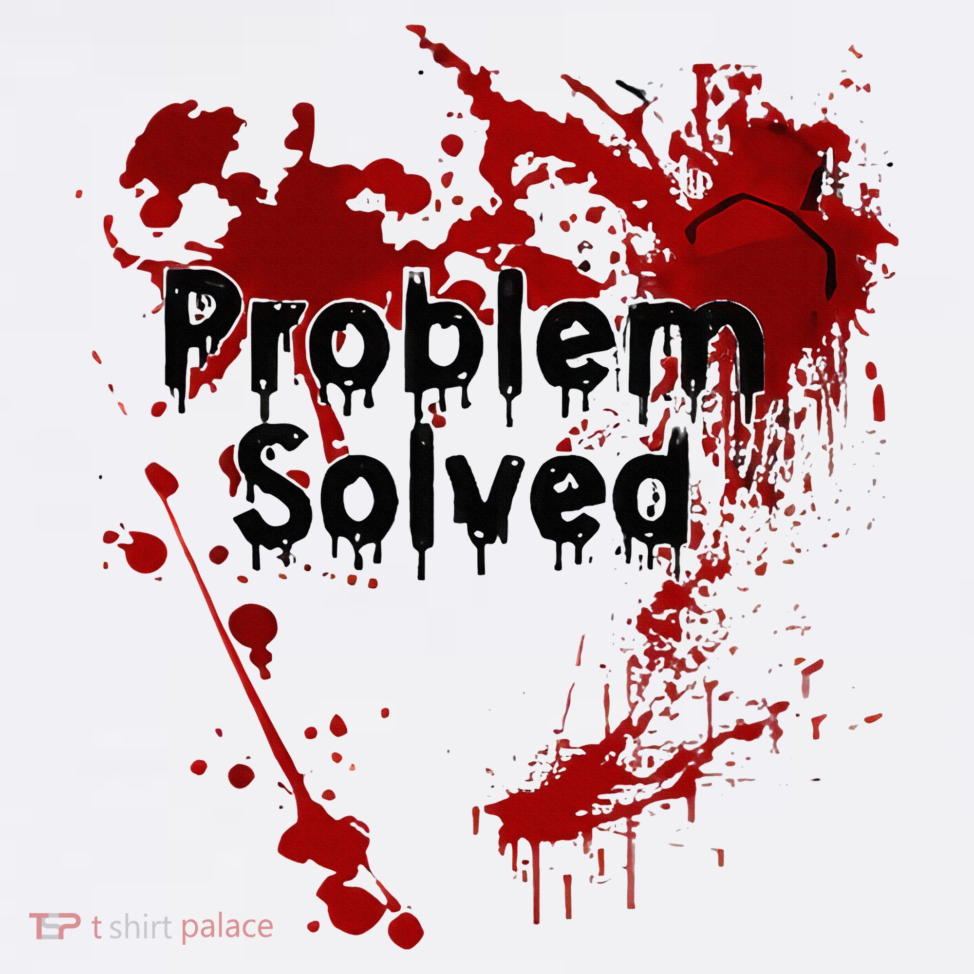 Bloody Problem Solved Halloween Tumbler