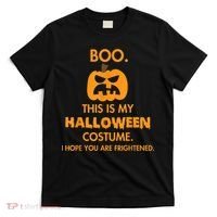 Boo Pumpkin Sarcastic Funny Halloween Costume T-Shirt thumb 0
