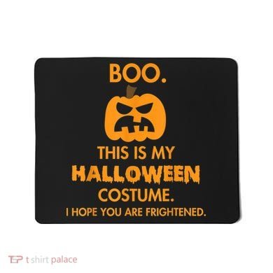 Boo Pumpkin Sarcastic Funny Halloween Costume Mousepad
