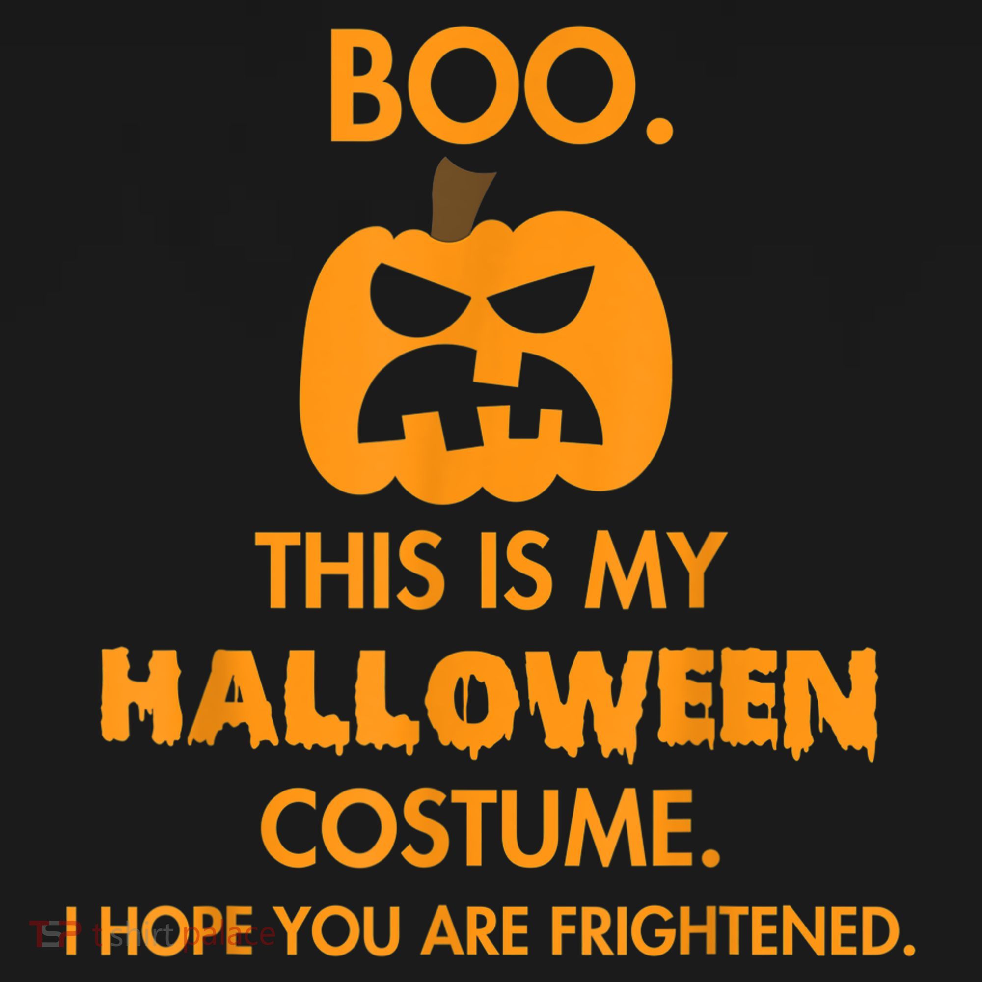 Boo Pumpkin Sarcastic Funny Halloween Costume Tote Bag