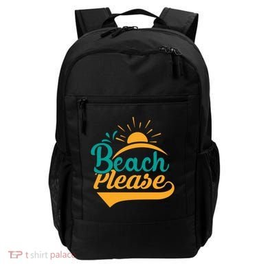 Beach Please Summer Sun Gift Backpack