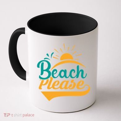 Beach Please Summer Sun Gift Coffee Mug
