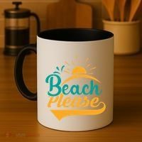 Beach Please Summer Sun Gift Coffee Mug thumb 4