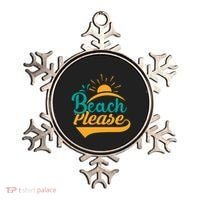 Beach Please Summer Sun Gift Ornament thumb 0