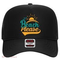 Beach Please Summer Sun Gift Hat thumb 0