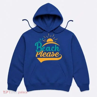 Beach Please Summer Sun Gift Hoodie
