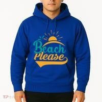 Beach Please Summer Sun Gift Hoodie thumb 2