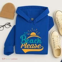 Beach Please Summer Sun Gift Hoodie thumb 4