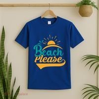 Beach Please Summer Sun Gift T-Shirt thumb 2