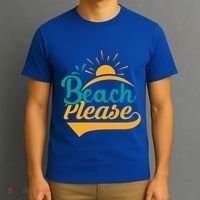 Beach Please Summer Sun Gift T-Shirt thumb 3