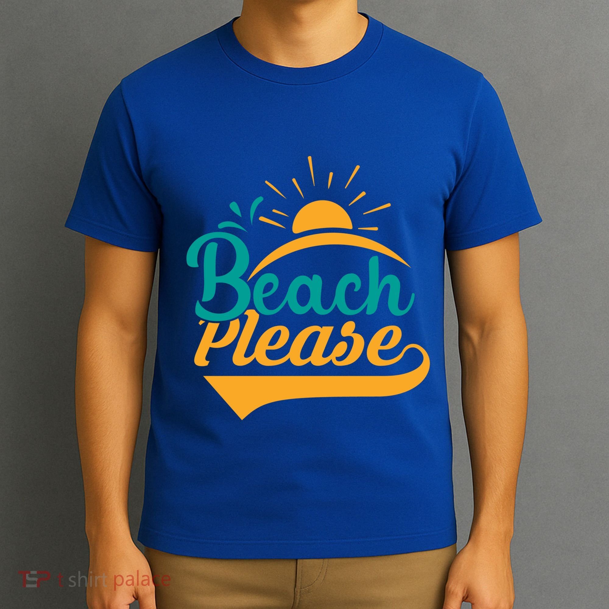 Beach Please Summer Sun Gift T-Shirt