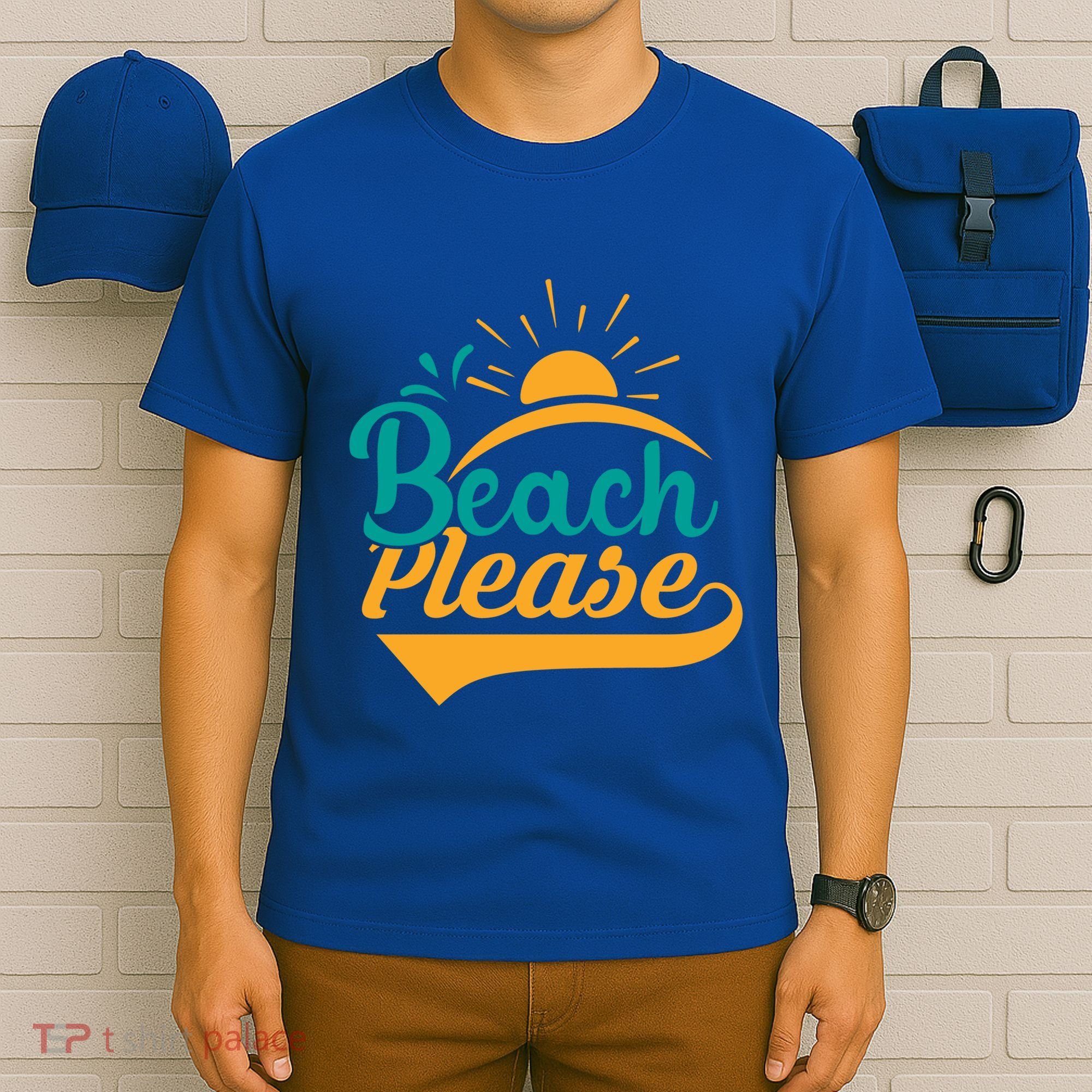 Beach Please Summer Sun Gift T-Shirt
