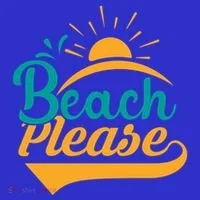 Beach Please Summer Sun Gift Polo thumb 2