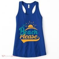 Beach Please Summer Sun Gift Women's Tank Top thumb 0