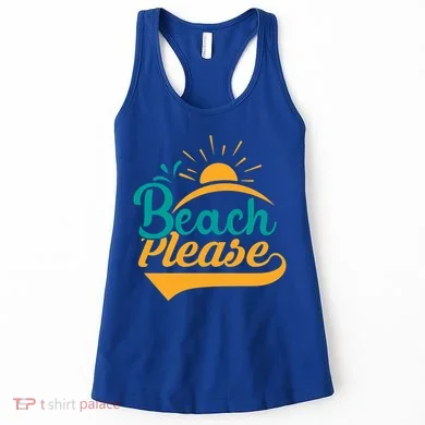 Beach Please Summer Sun Gift Women's Tank Top