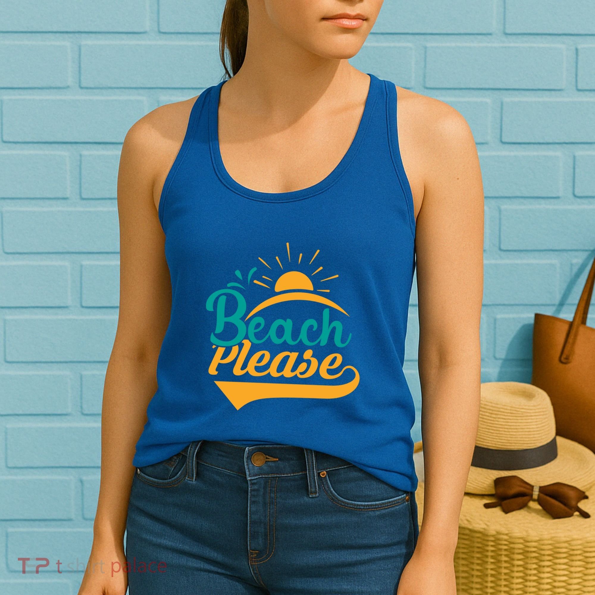 Beach Please Summer Sun Gift Women's Tank Top