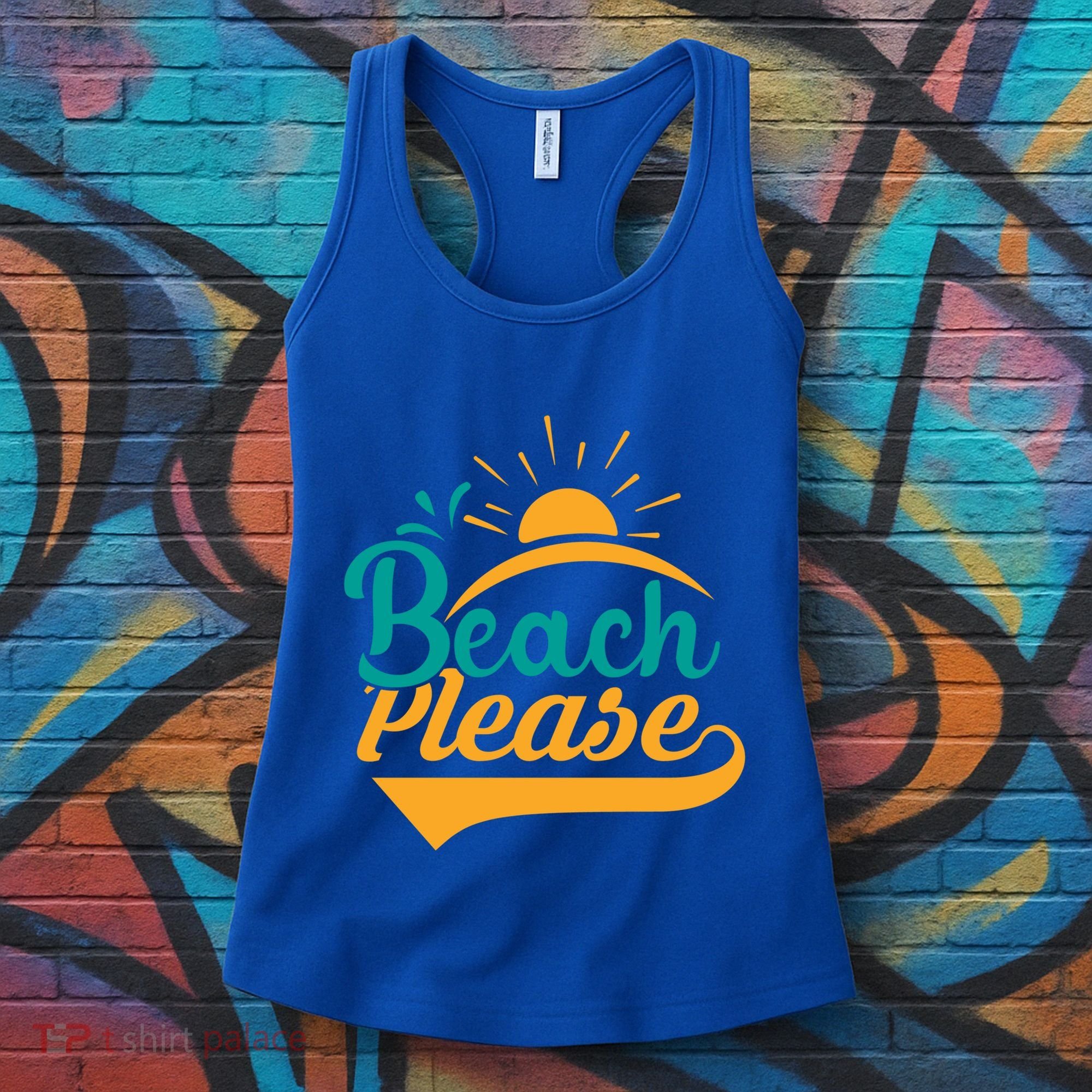 Beach Please Summer Sun Gift Women's Tank Top