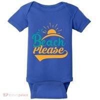 Beach Please Summer Sun Gift Baby Bodysuit thumb 0