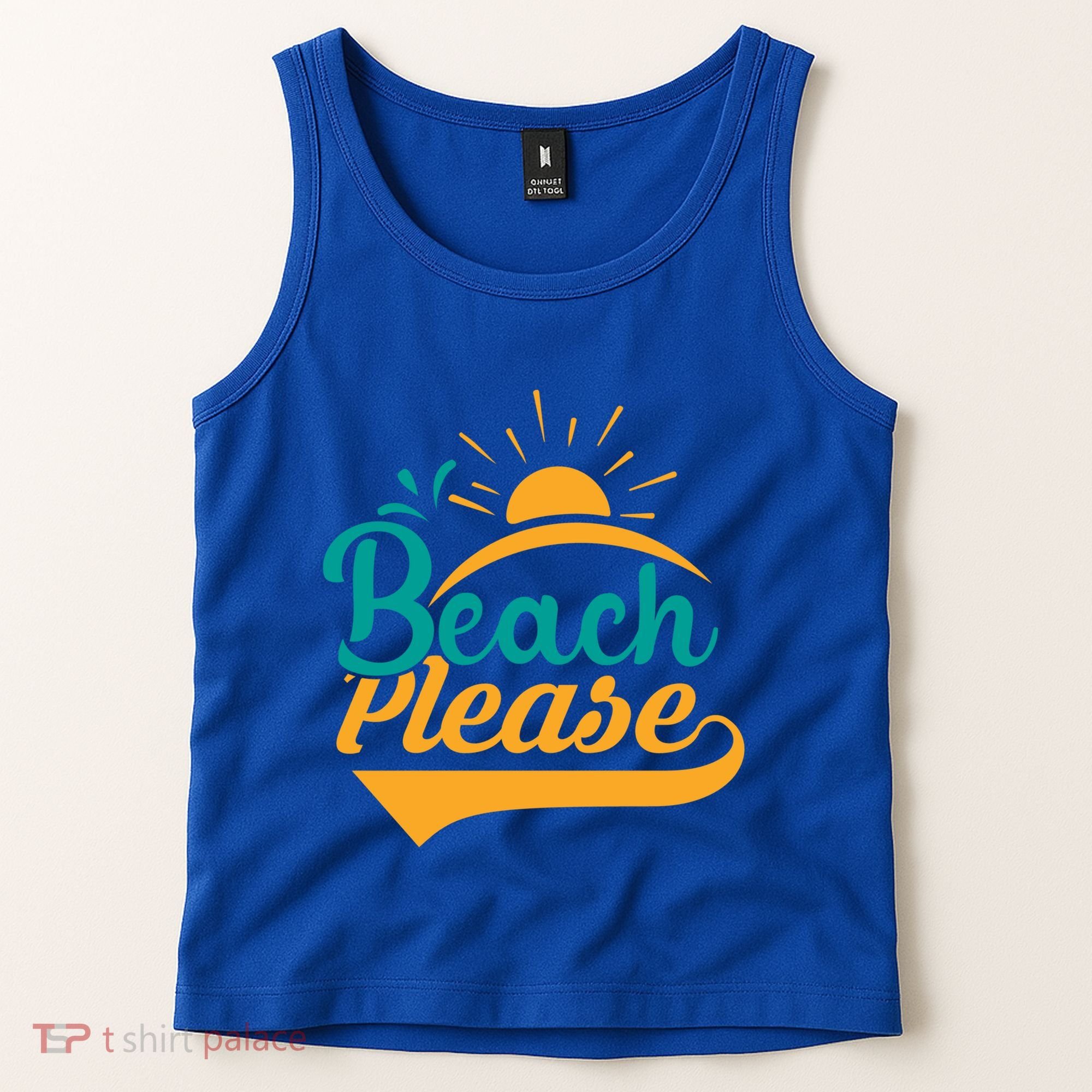 Beach Please Summer Sun Gift Tank Top