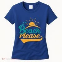 Beach Please Summer Sun Gift Women's T-Shirt thumb 0