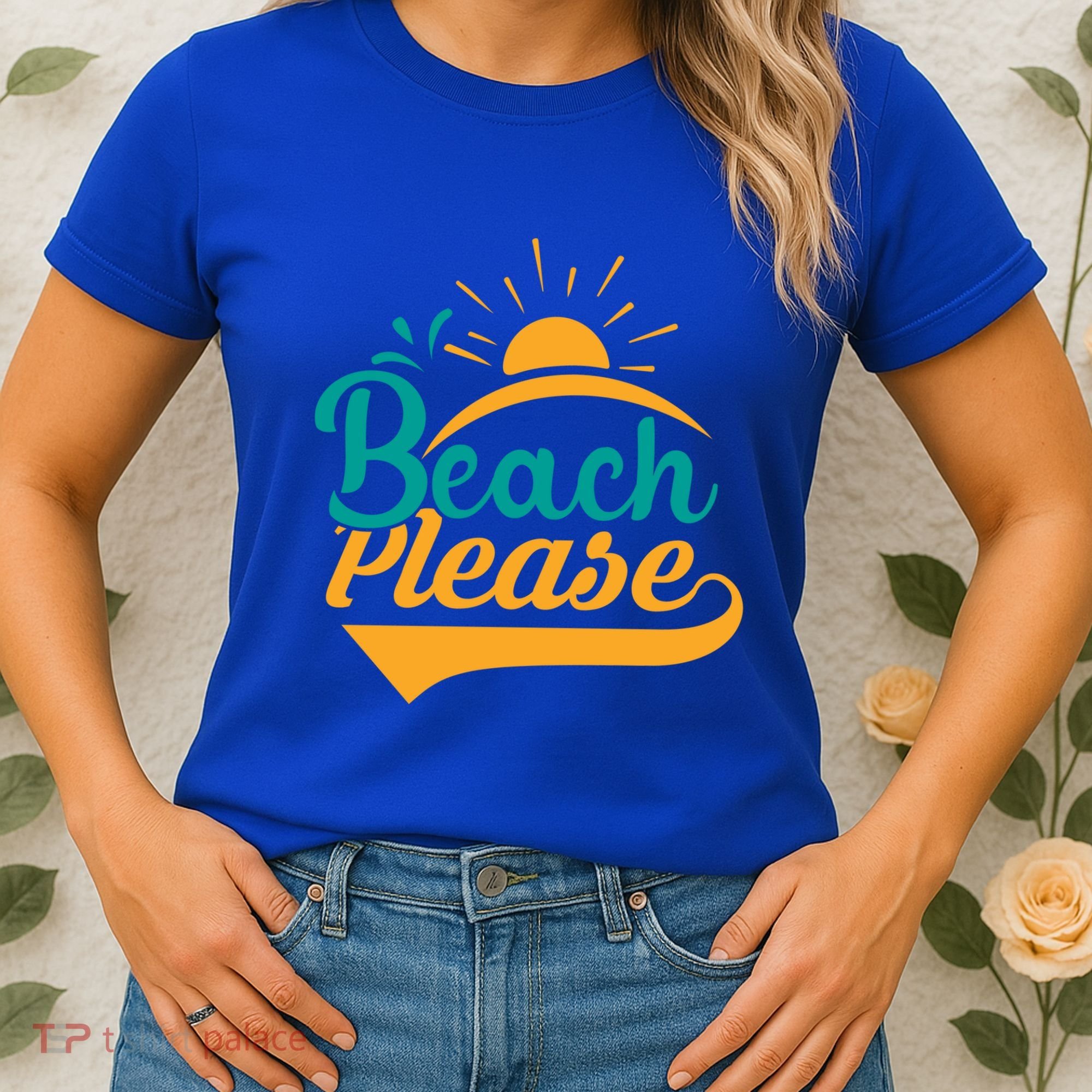 Beach Please Summer Sun Gift Women's T-Shirt