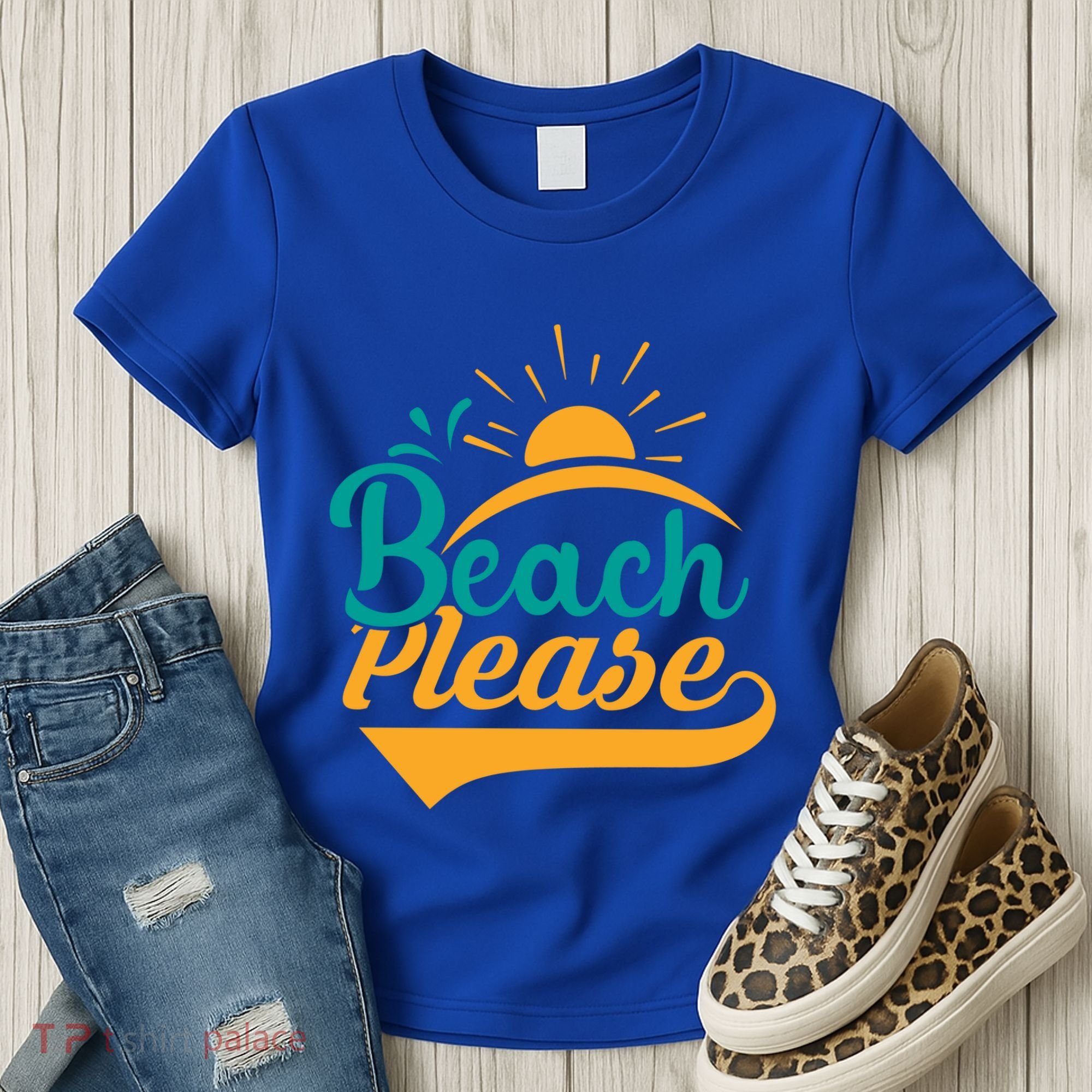 Beach Please Summer Sun Gift Women's T-Shirt