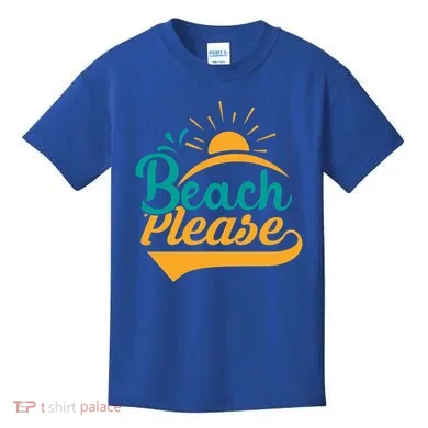 Beach Please Summer Sun Gift Kids T-Shirt