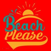 Beach Please Summer Sun Gift Santa Hat thumb 1
