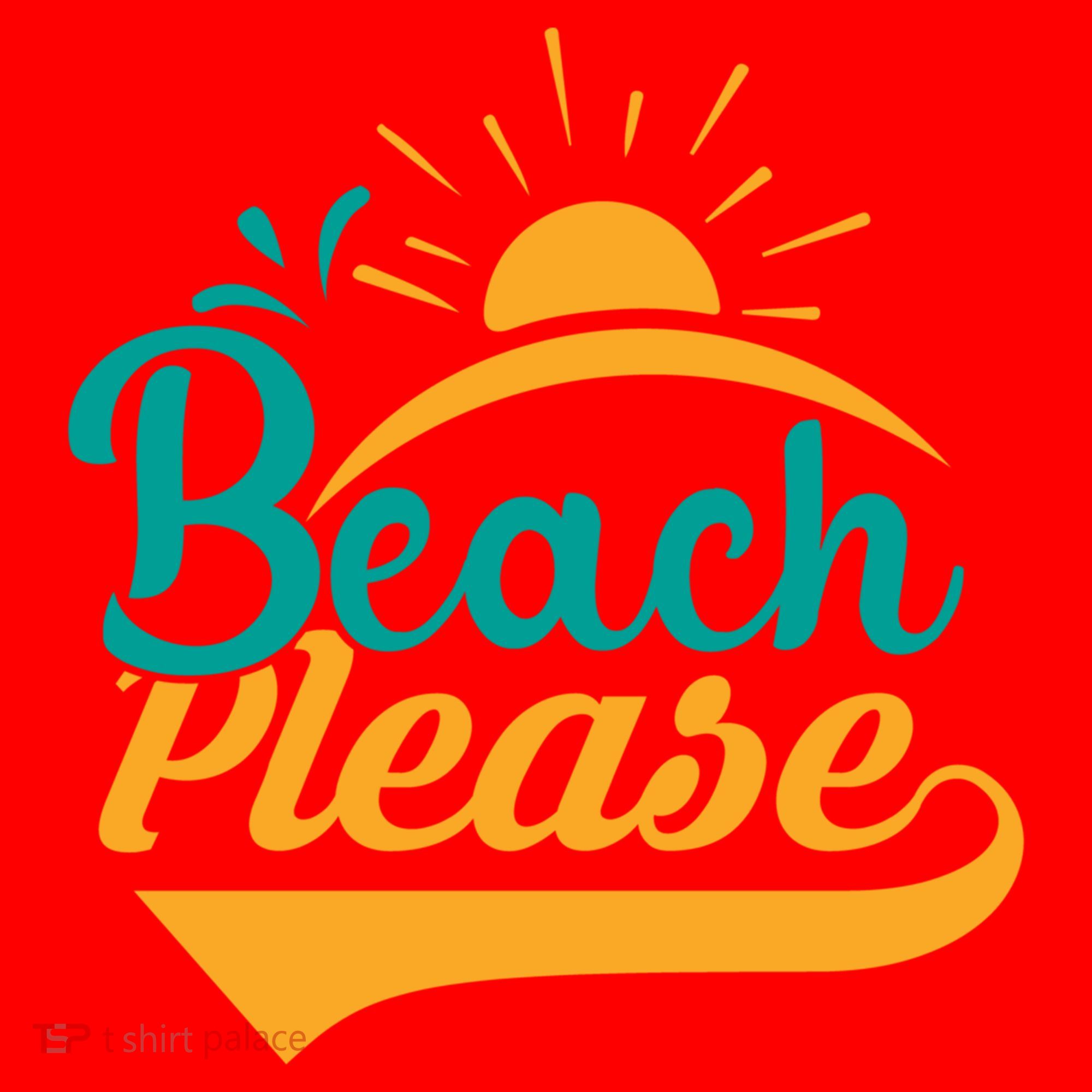 Beach Please Summer Sun Gift Santa Hat