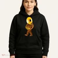 Bigfoot playing sousaphone instrument tuba Hoodie thumb 5