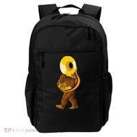 Bigfoot playing sousaphone instrument tuba Backpack thumb 0