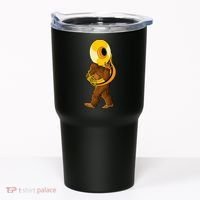 Bigfoot playing sousaphone instrument tuba Tumbler thumb 0