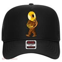 Bigfoot playing sousaphone instrument tuba Hat thumb 0
