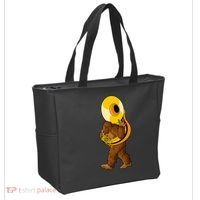 Bigfoot playing sousaphone instrument tuba Tote Bag thumb 2
