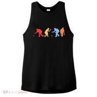 Boccia Player Silhouette Boccia Bocce Ball Player Gift Ladies PosiCharge Tri-Blend Wicking Tank thumb 0