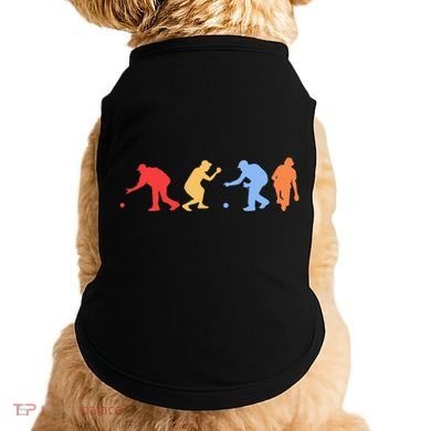 Boccia Player Silhouette Boccia Bocce Ball Player Gift Doggie Tank