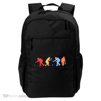 Boccia Player Silhouette Boccia Bocce Ball Player Gift Backpack