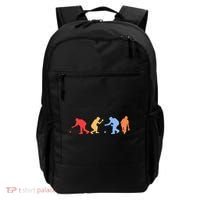 Boccia Player Silhouette Boccia Bocce Ball Player Gift Backpack thumb 0