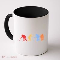 Boccia Player Silhouette Boccia Bocce Ball Player Gift Coffee Mug thumb 0