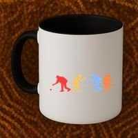 Boccia Player Silhouette Boccia Bocce Ball Player Gift Coffee Mug thumb 2