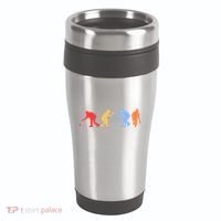 Boccia Player Silhouette Boccia Bocce Ball Player Gift 16oz Travel Tumbler thumb 0