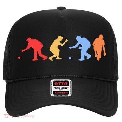 Boccia Player Silhouette Boccia Bocce Ball Player Gift Hat