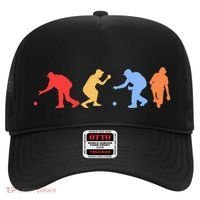 Boccia Player Silhouette Boccia Bocce Ball Player Gift Hat thumb 0
