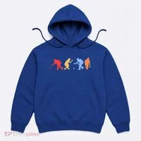 Boccia Player Silhouette Boccia Bocce Ball Player Gift Hoodie thumb 0