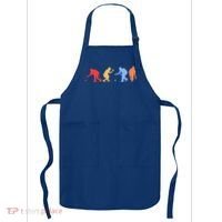 Boccia Player Silhouette Boccia Bocce Ball Player Gift Apron thumb 0