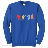 Boccia Player Silhouette Boccia Bocce Ball Player Gift Sweatshirt thumb 0