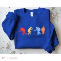 Boccia Player Silhouette Boccia Bocce Ball Player Gift Sweatshirt thumb 2