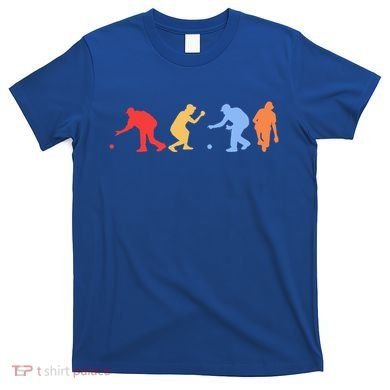 Boccia Player Silhouette Boccia Bocce Ball Player Gift T-Shirt