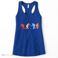 Boccia Player Silhouette Boccia Bocce Ball Player Gift Women's Tank Top thumb 0